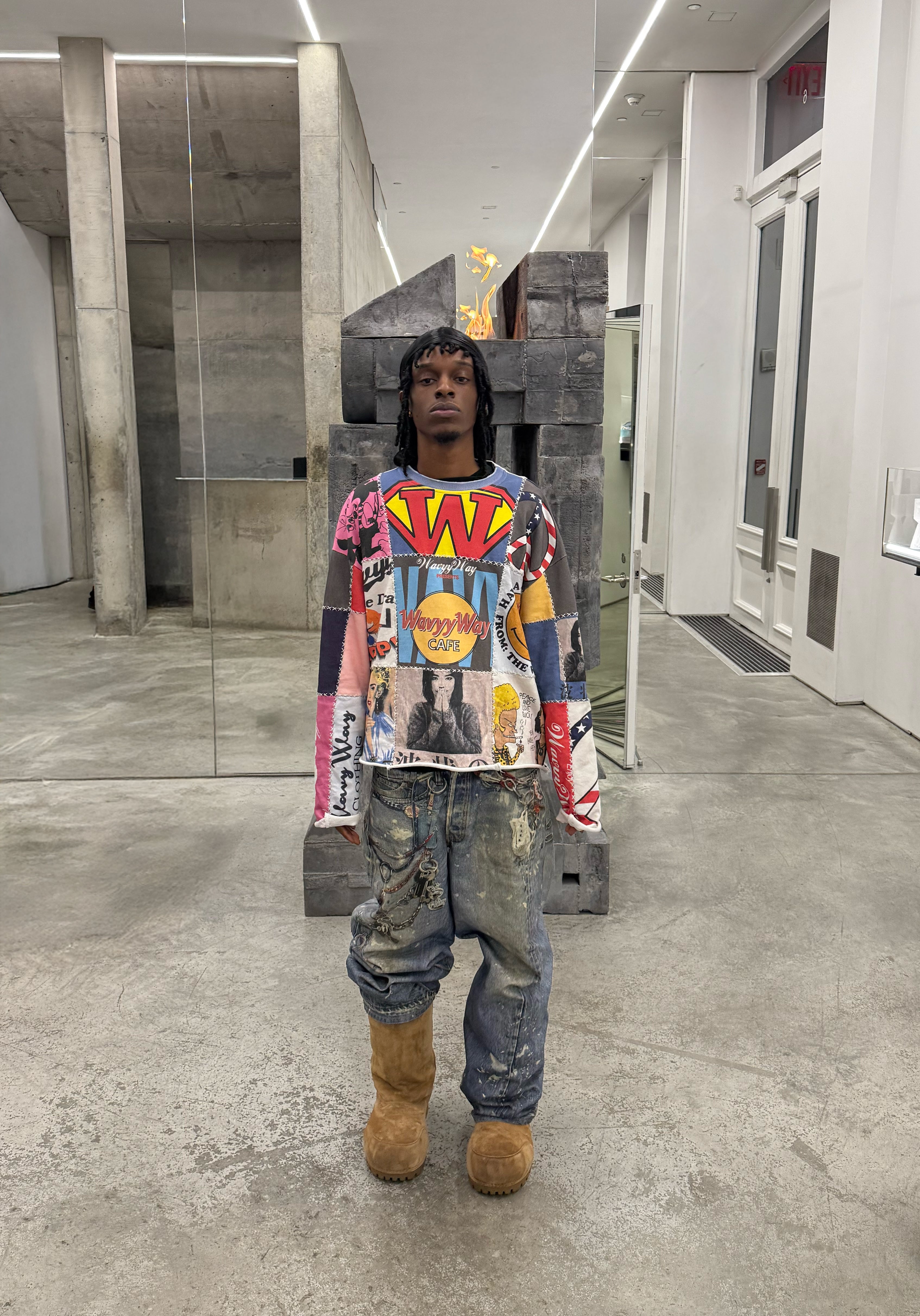 Wavyy Archive Patchwork Longsleeve